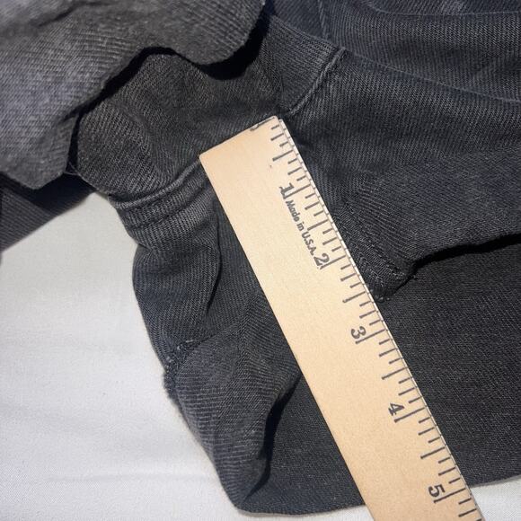 Show Me Your Mumu Romper Size M Washed Black Cannon Button Distressed Short NWT - Picture 7 of 12